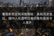番茄影视官网深度揭秘：真相风波背后，圈内人在酒吧后巷的角色极其令人意外